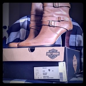 Harley Davidson Christina twin strap boot